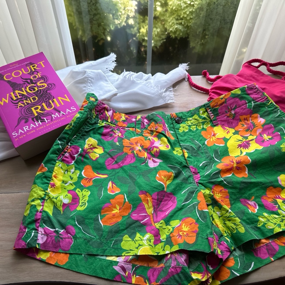Ralph Lauren Green Floral Women's Shorts